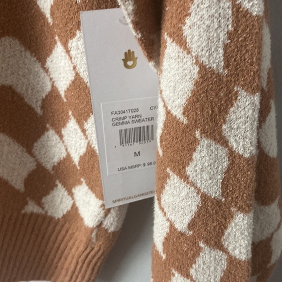 SPIRITUAL GANGSTER CRIMP YARN GEMMA SWEATER SIZE MEDIUM - Picture 16 of 16